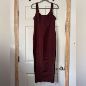Burgundy Dress